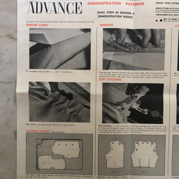 Vintage Advanced Demonstration Sewing Pattern - Picture 8 of 16